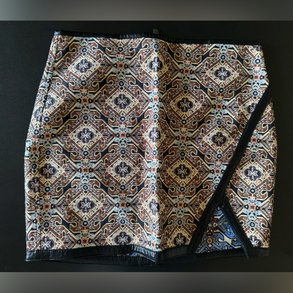 Express Geometric Pattern Mini skirt